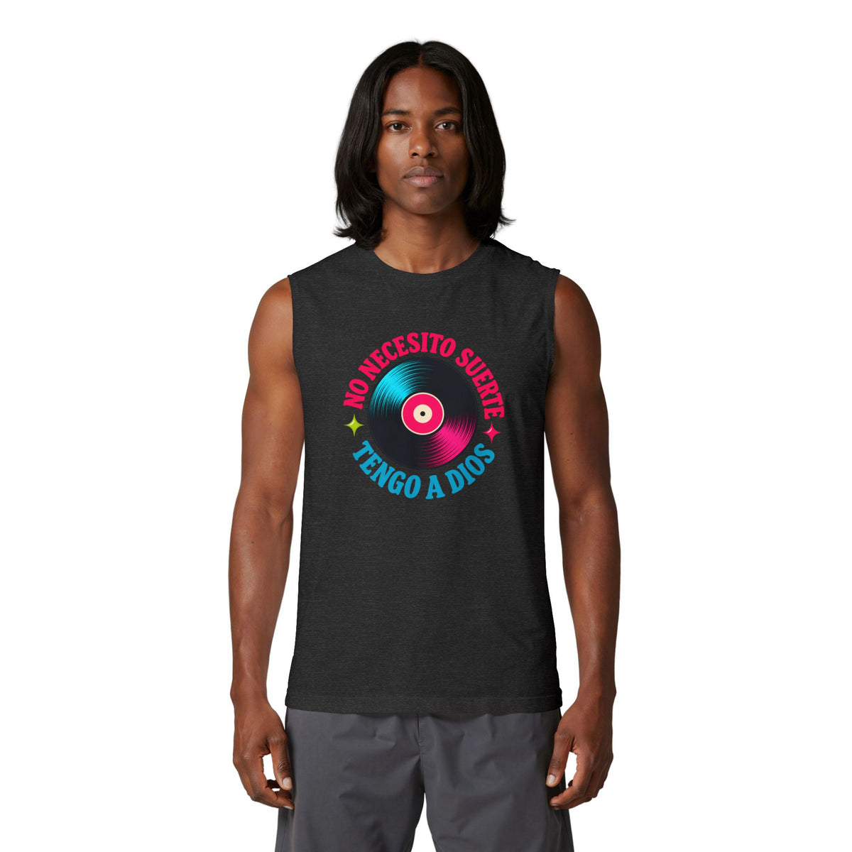 Tank Top "No Necesito Suerte Tengo a Dios"