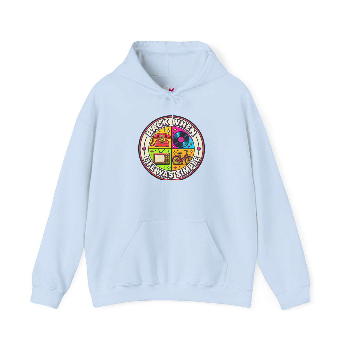 Hoodie Unisex "Back When Life Was Simple"
