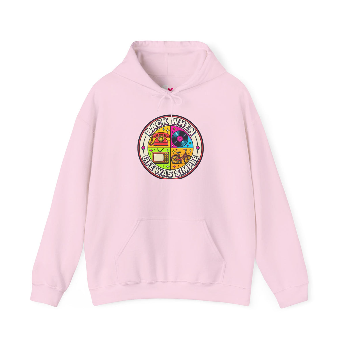 Hoodie Unisex "Back When Life Was Simple"