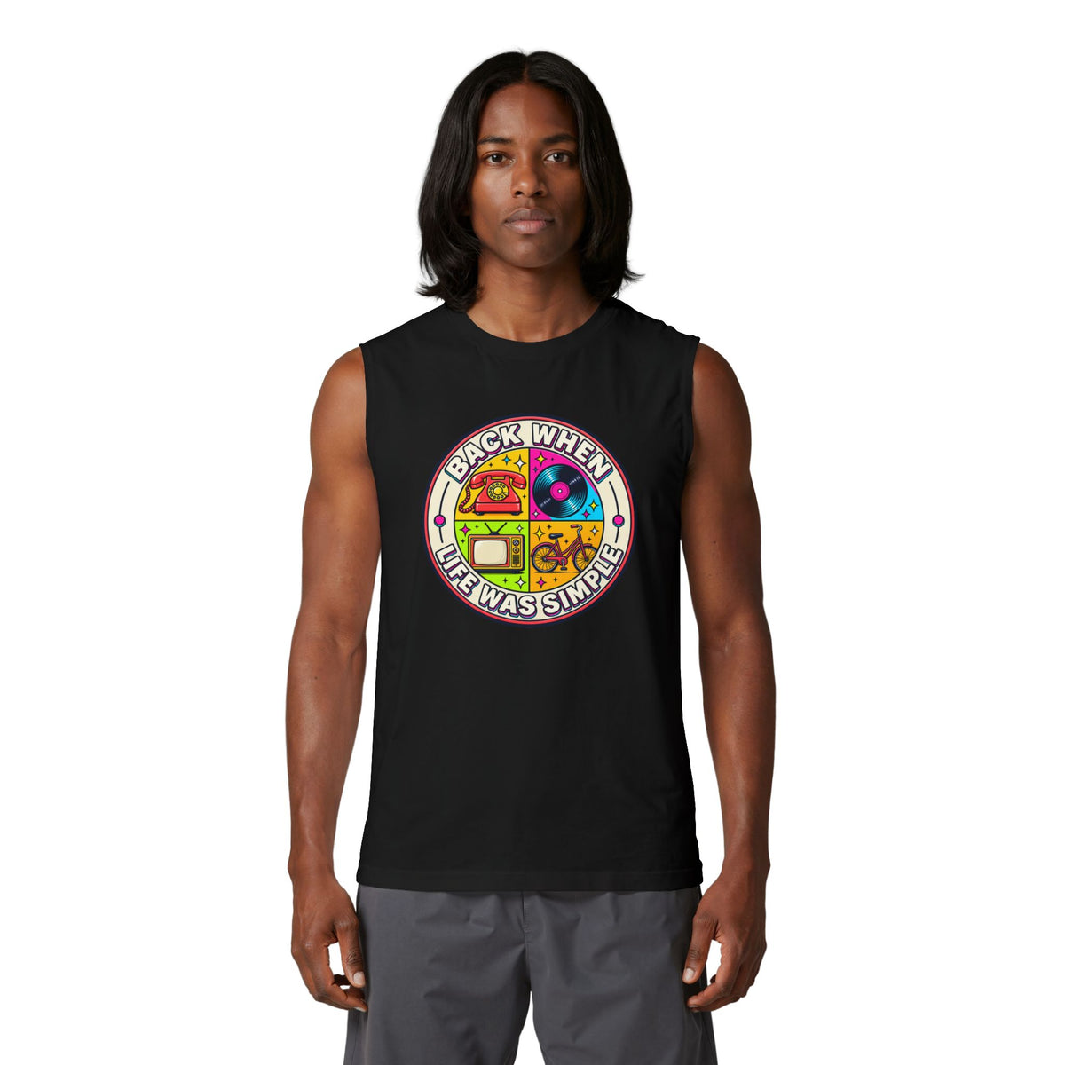 Tank Top "Back When Life Was Simple"