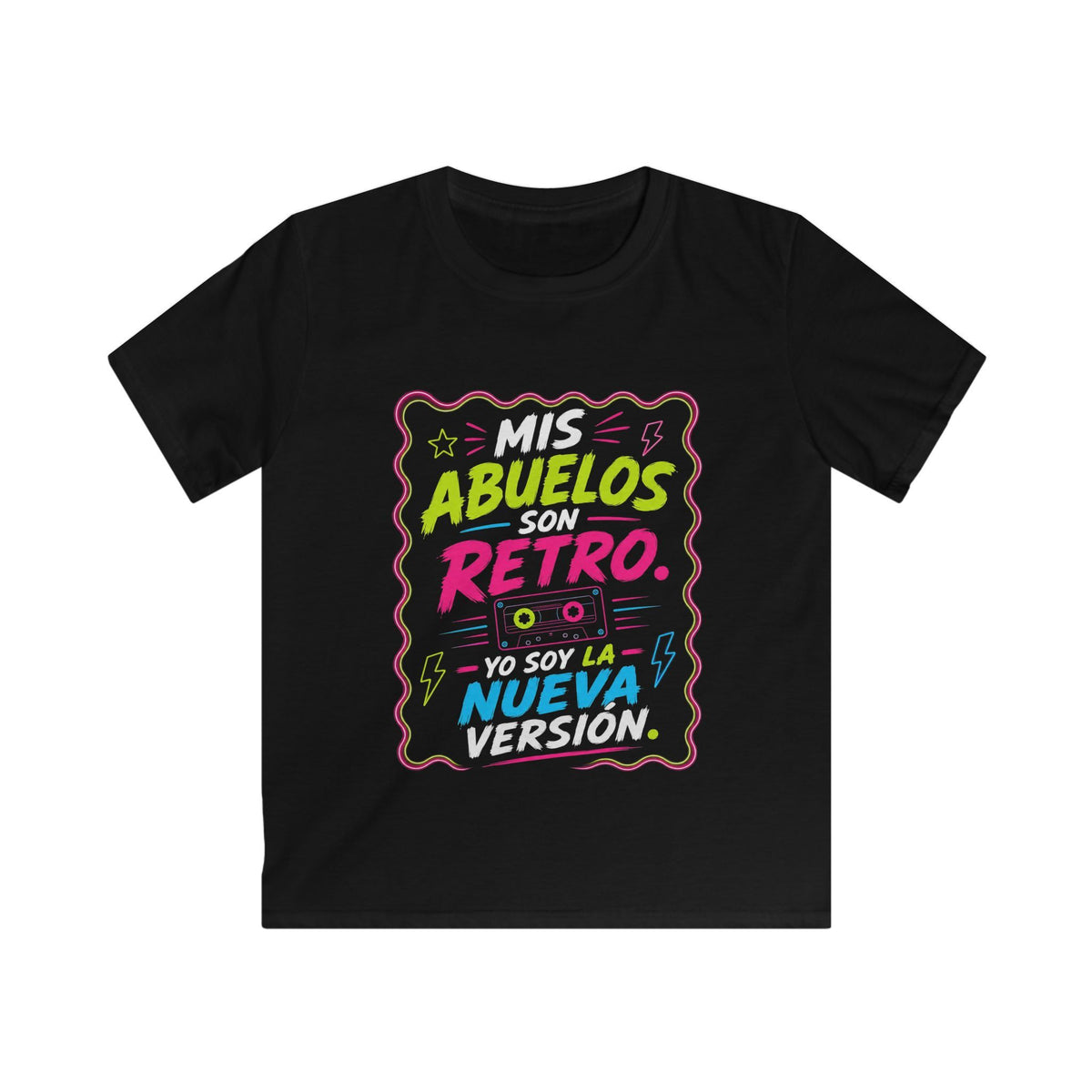 Kid T-Shirt "Mis Abuelos Son Retro, Yo Soy la Nueva Version"