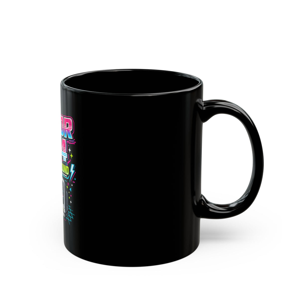 Black Mug "Error 404 Fear Not Found"