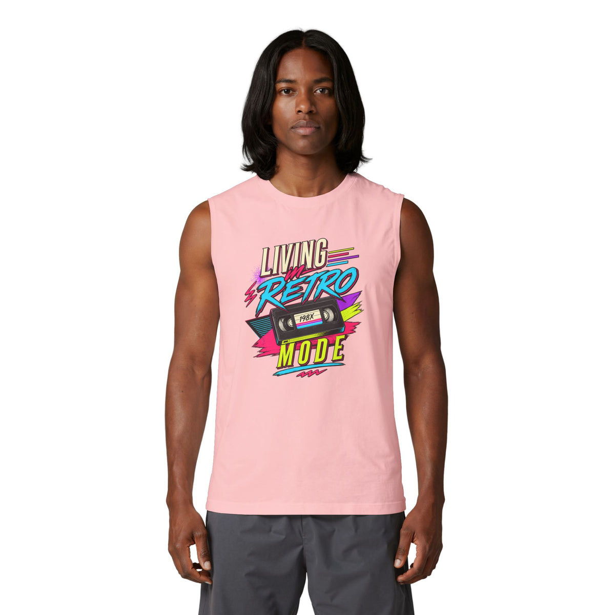 Tank Top "Livin In Retro Mode"
