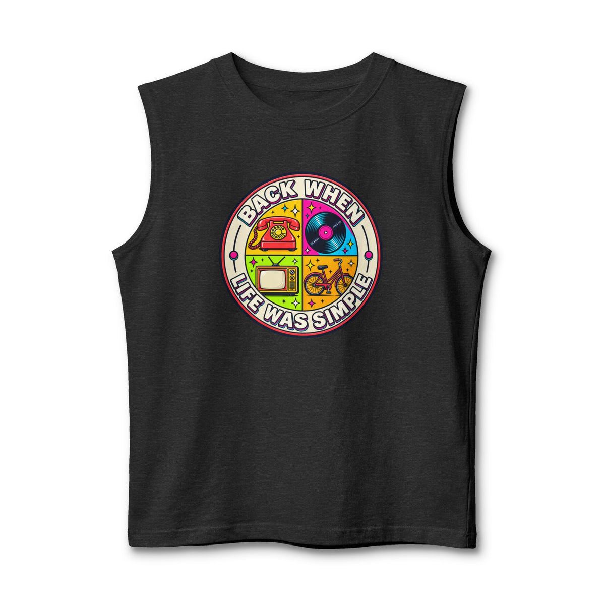 Tank Top "Back When Life Was Simple"