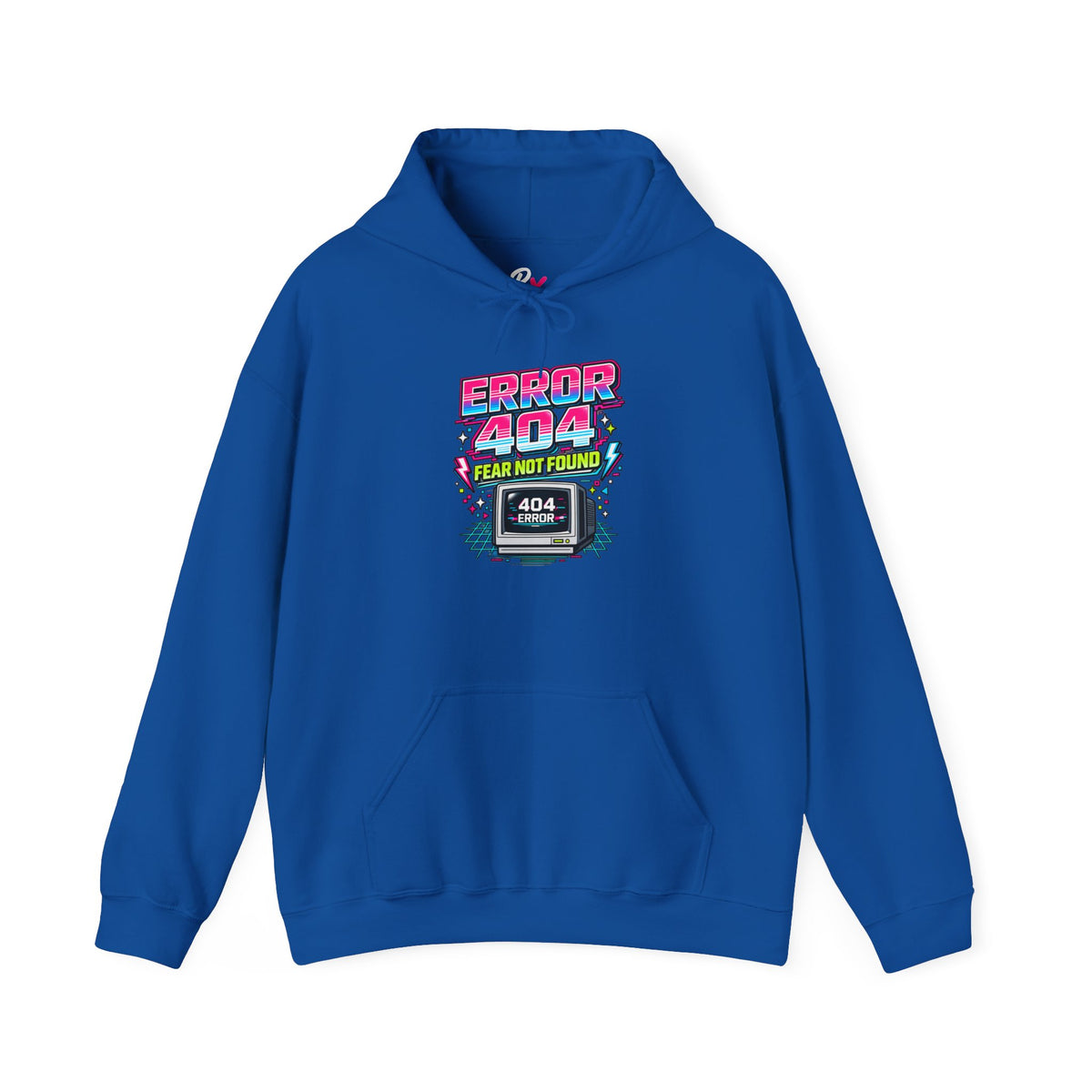 Hoodie Unisex "Error 404 Fear Not Found"