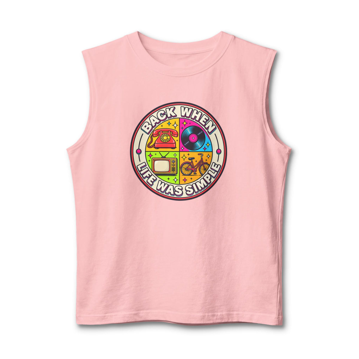 Tank Top "Back When Life Was Simple"