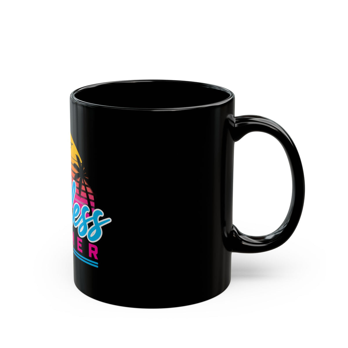 Black Mug "Endless Summer 198X"