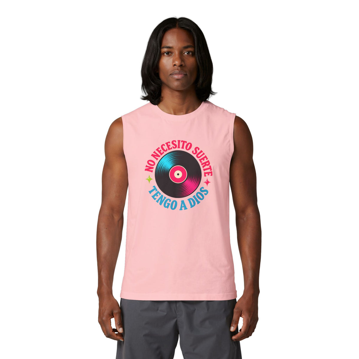 Tank Top "No Necesito Suerte Tengo a Dios"