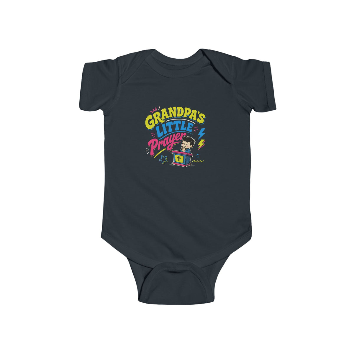 Grandpa's Little Powerhouse Infant Bodysuit