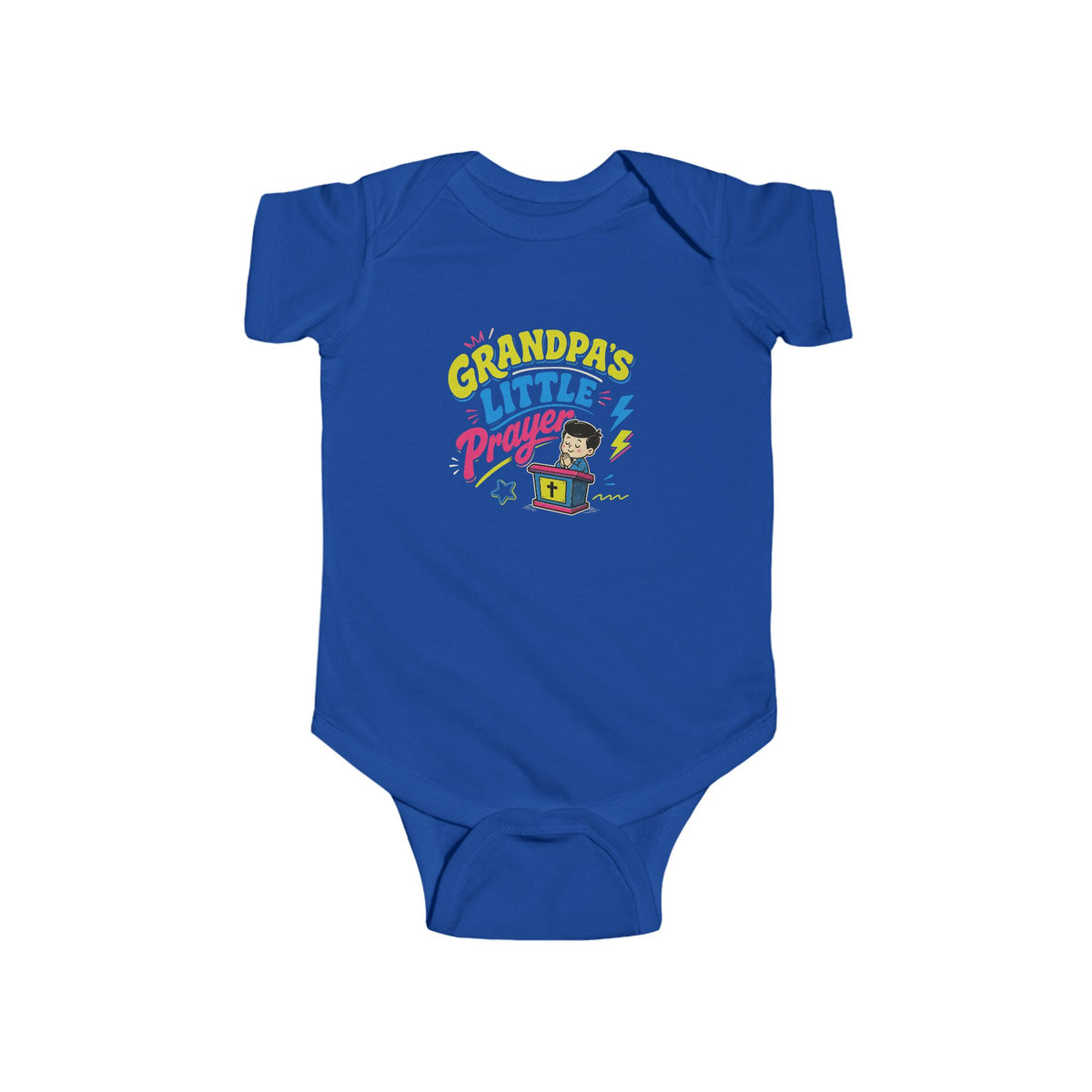 Grandpa's Little Powerhouse Infant Bodysuit
