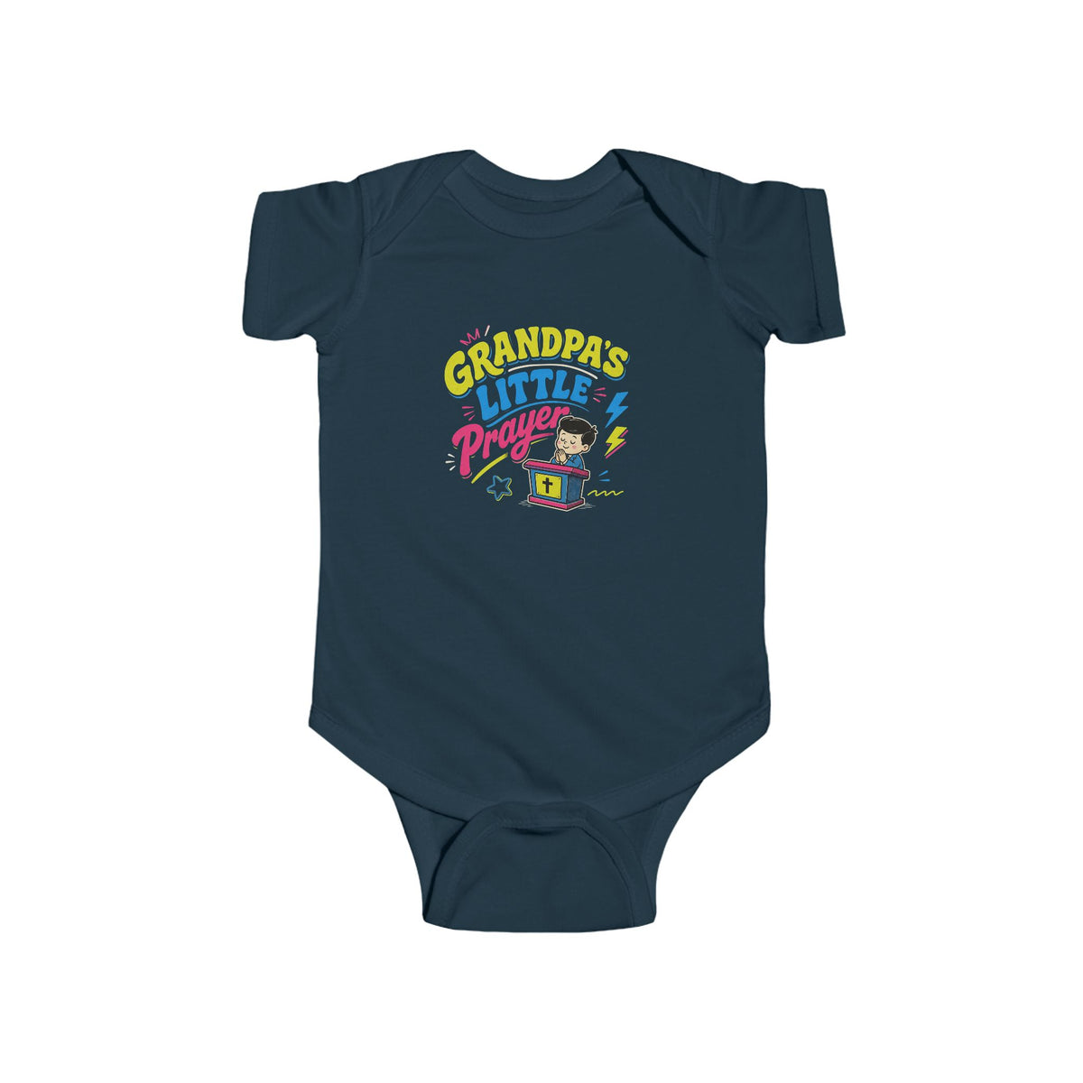 Grandpa's Little Powerhouse Infant Bodysuit