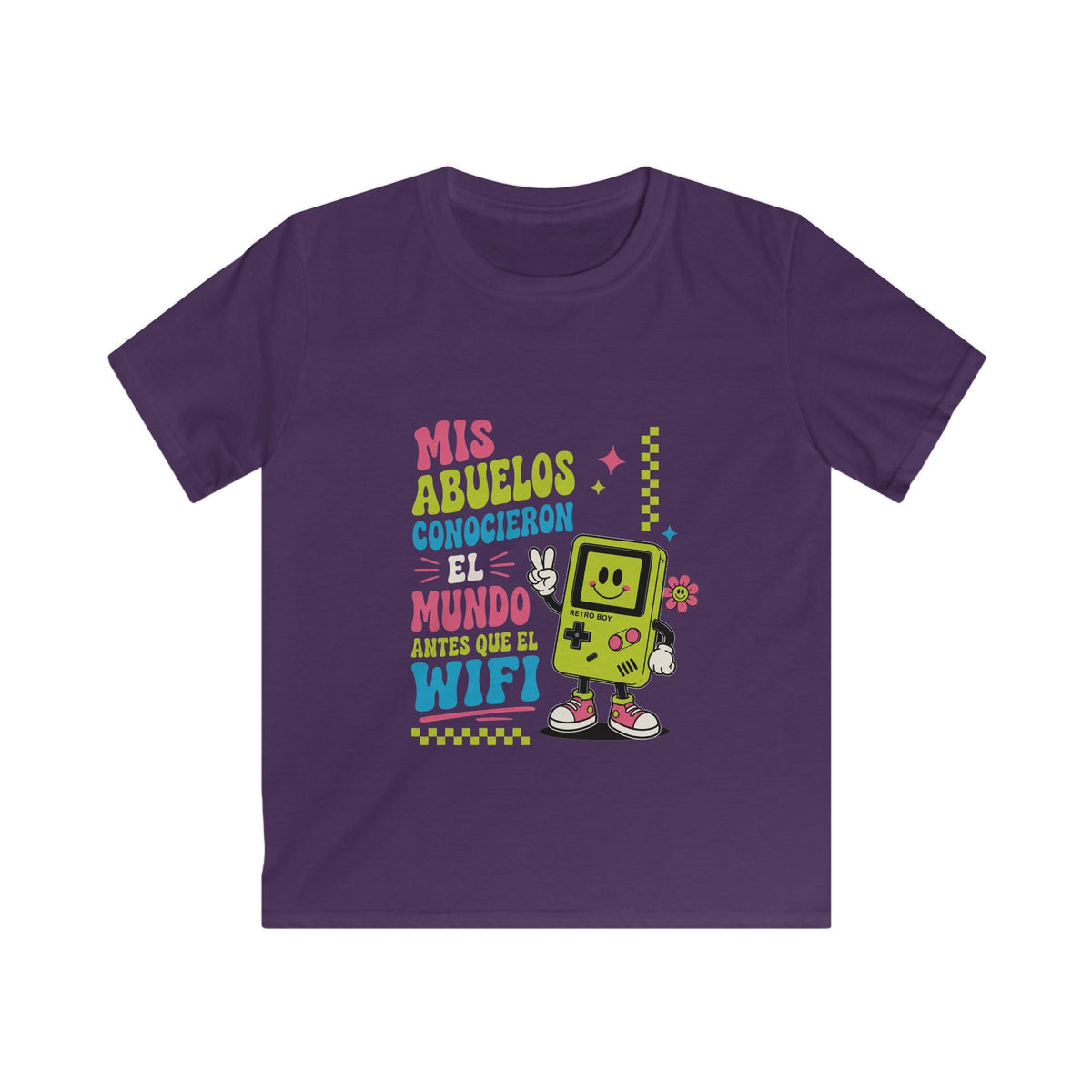 Kid T-Shirt "Mis Abuelos Conocieron el Mundo antes que el Wifi"