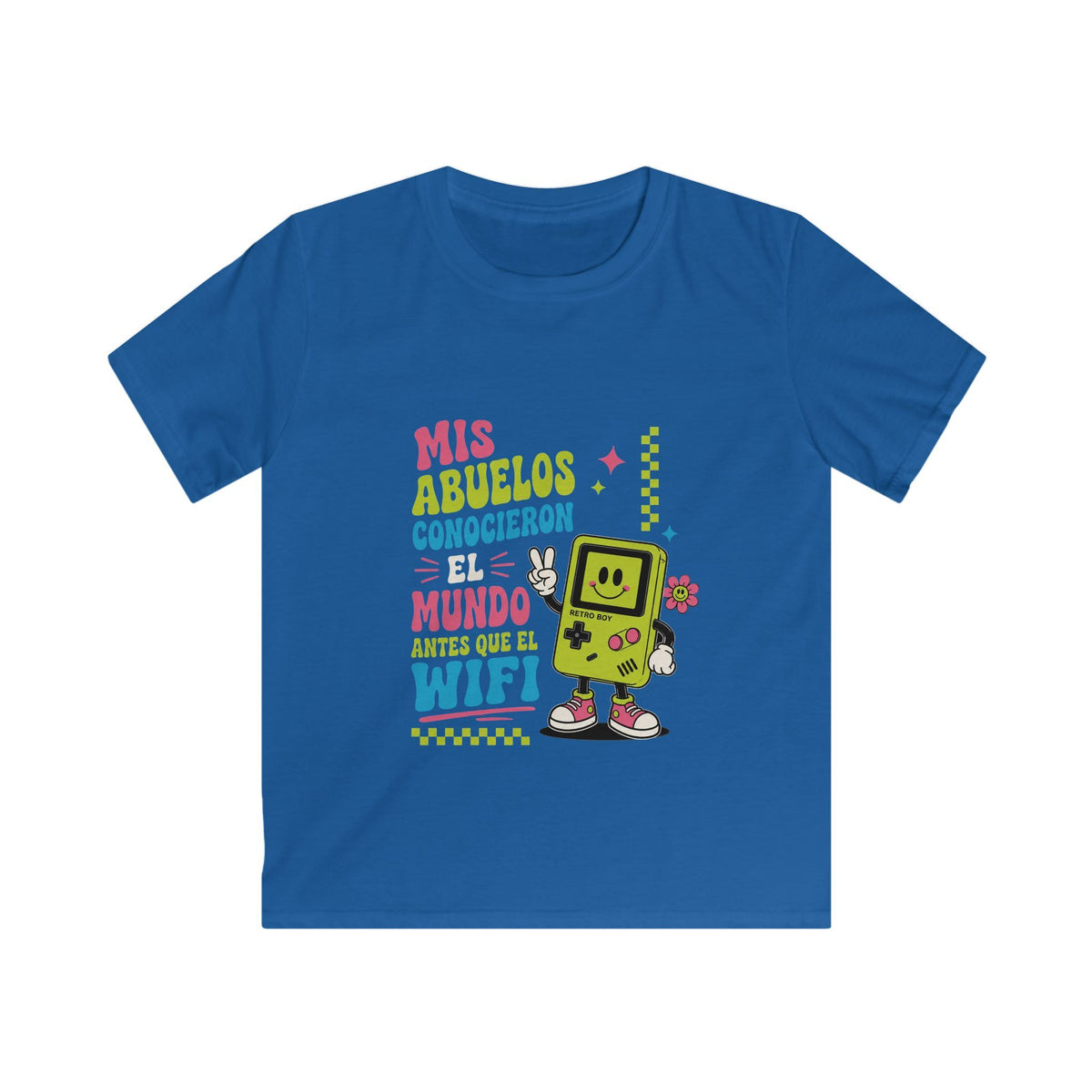Kid T-Shirt "Mis Abuelos Conocieron el Mundo antes que el Wifi"