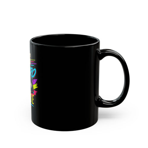 Black Mug "Livin In Retro Mode"