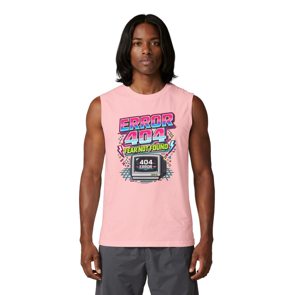 Tank Top "Error 404 Fear Not Found"