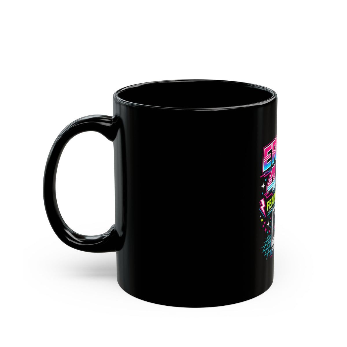 Black Mug "Error 404 Fear Not Found"