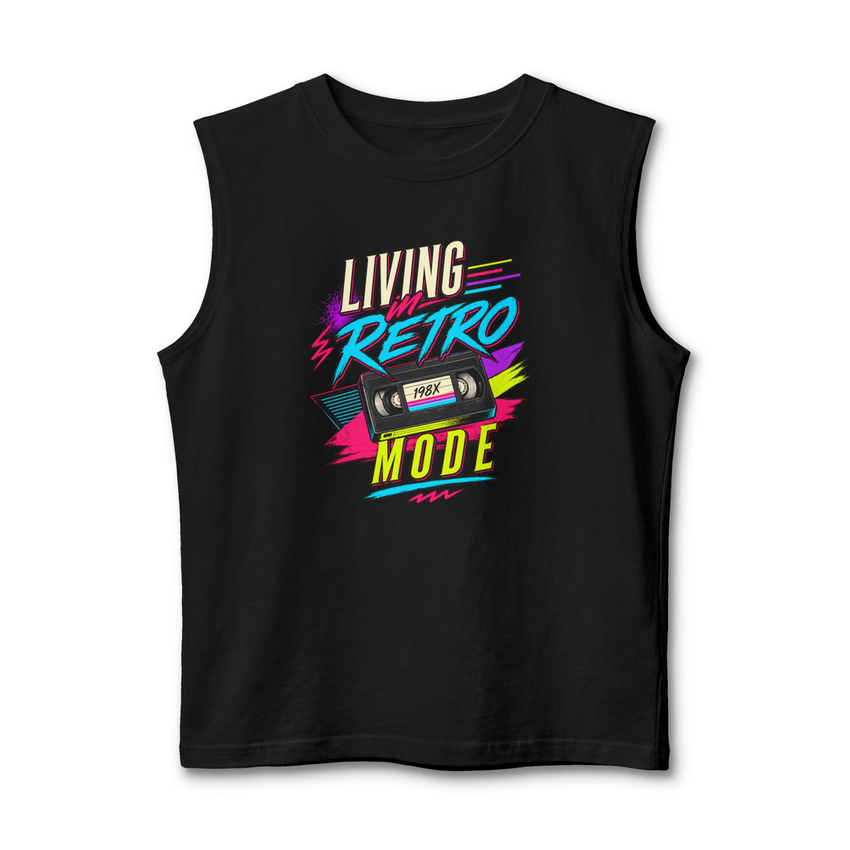 Tank Top "Livin In Retro Mode"