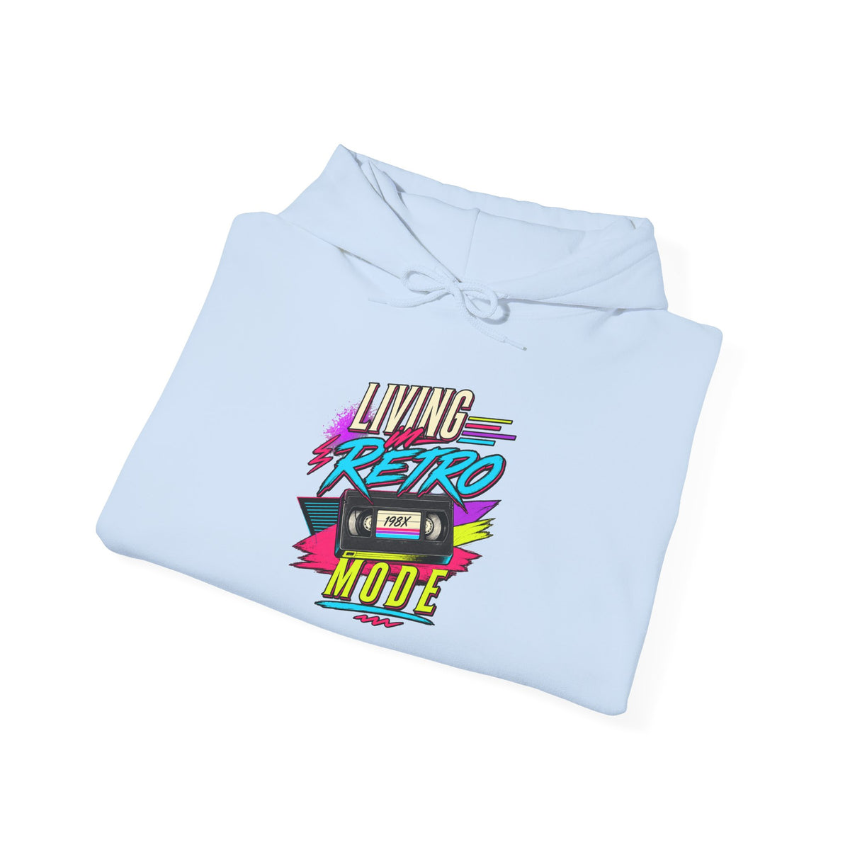 Hoodie Unisex "Living In Retro Mode"