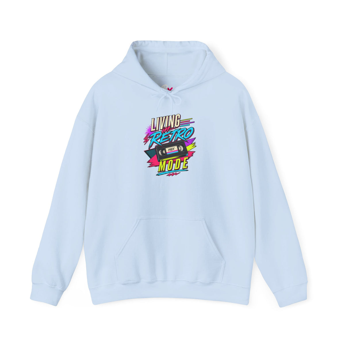 Hoodie Unisex "Living In Retro Mode"