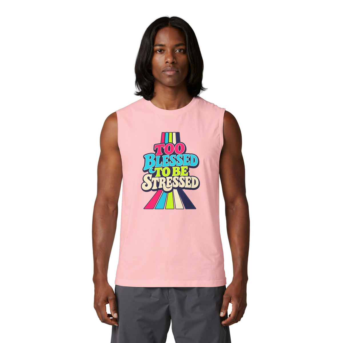 Tank Top "Too Blessed To Be Stressed"