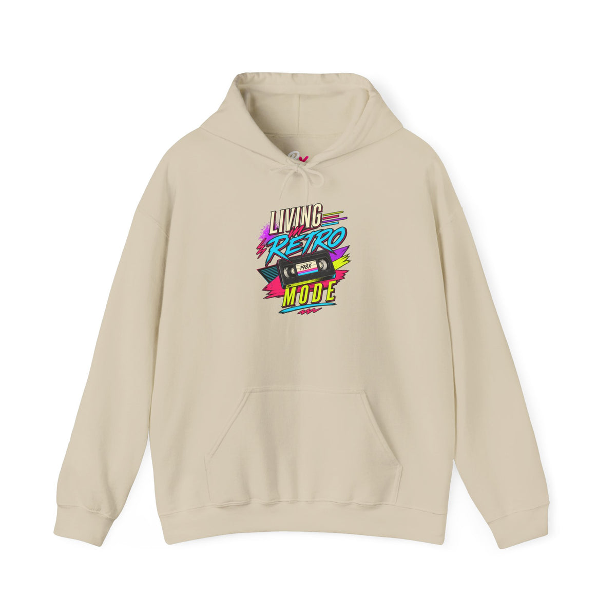 Hoodie Unisex "Living In Retro Mode"