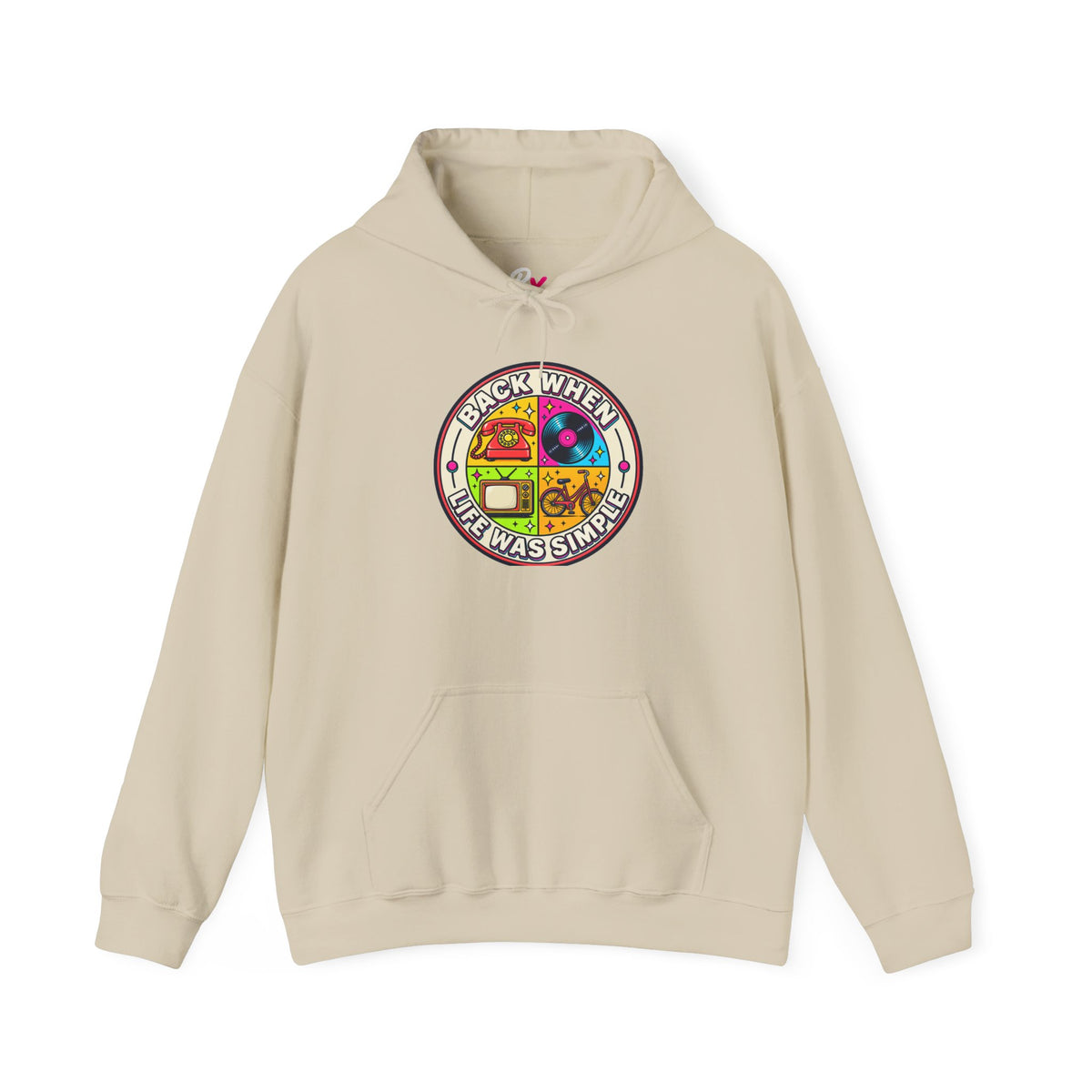 Hoodie Unisex "Back When Life Was Simple"