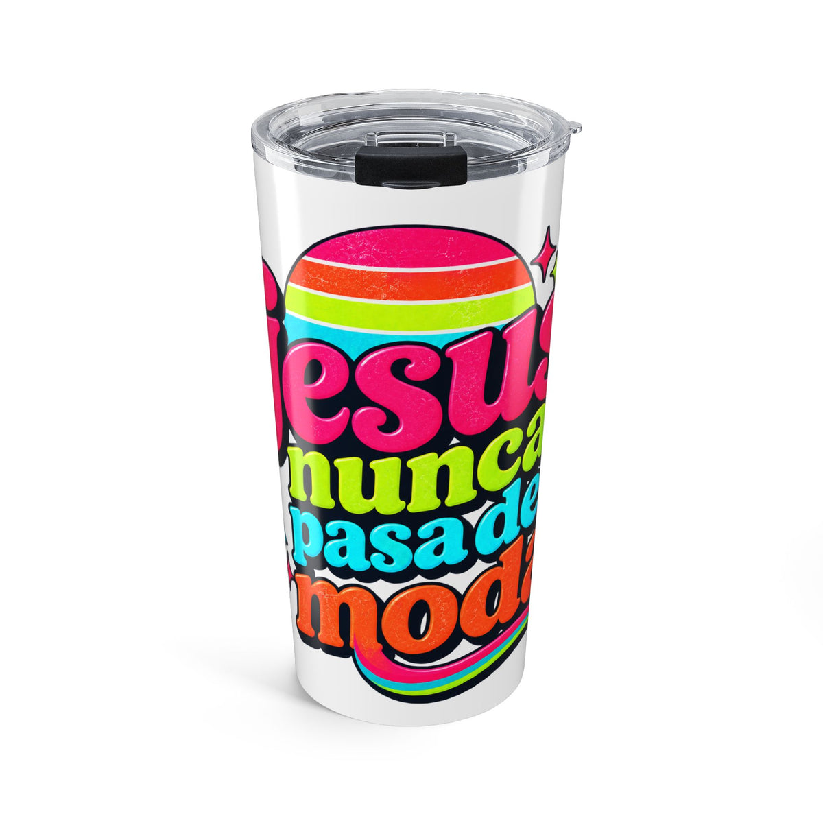 Tumbler "Jesus Nunca Pasa de Moda" 20oz