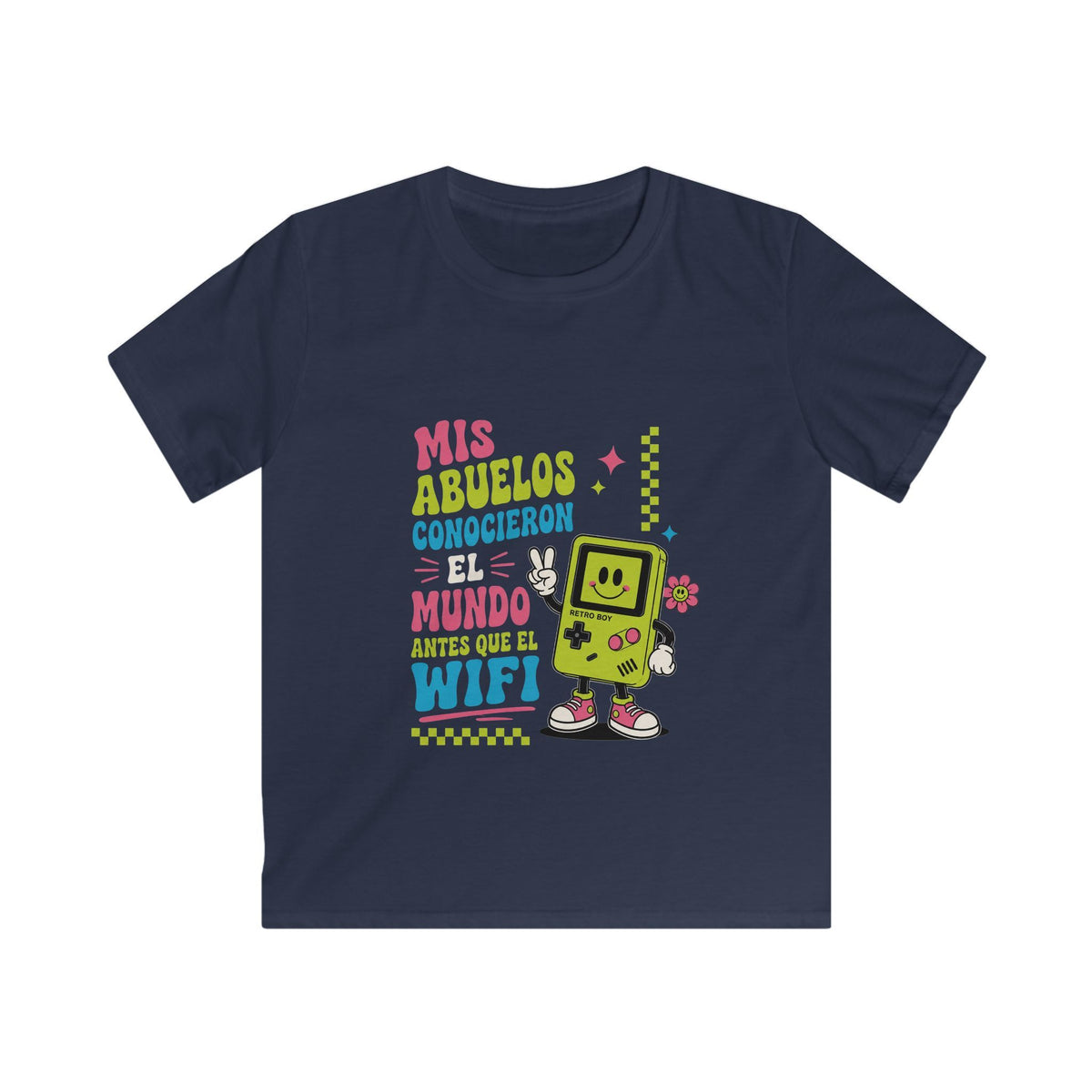 Kid T-Shirt "Mis Abuelos Conocieron el Mundo antes que el Wifi"