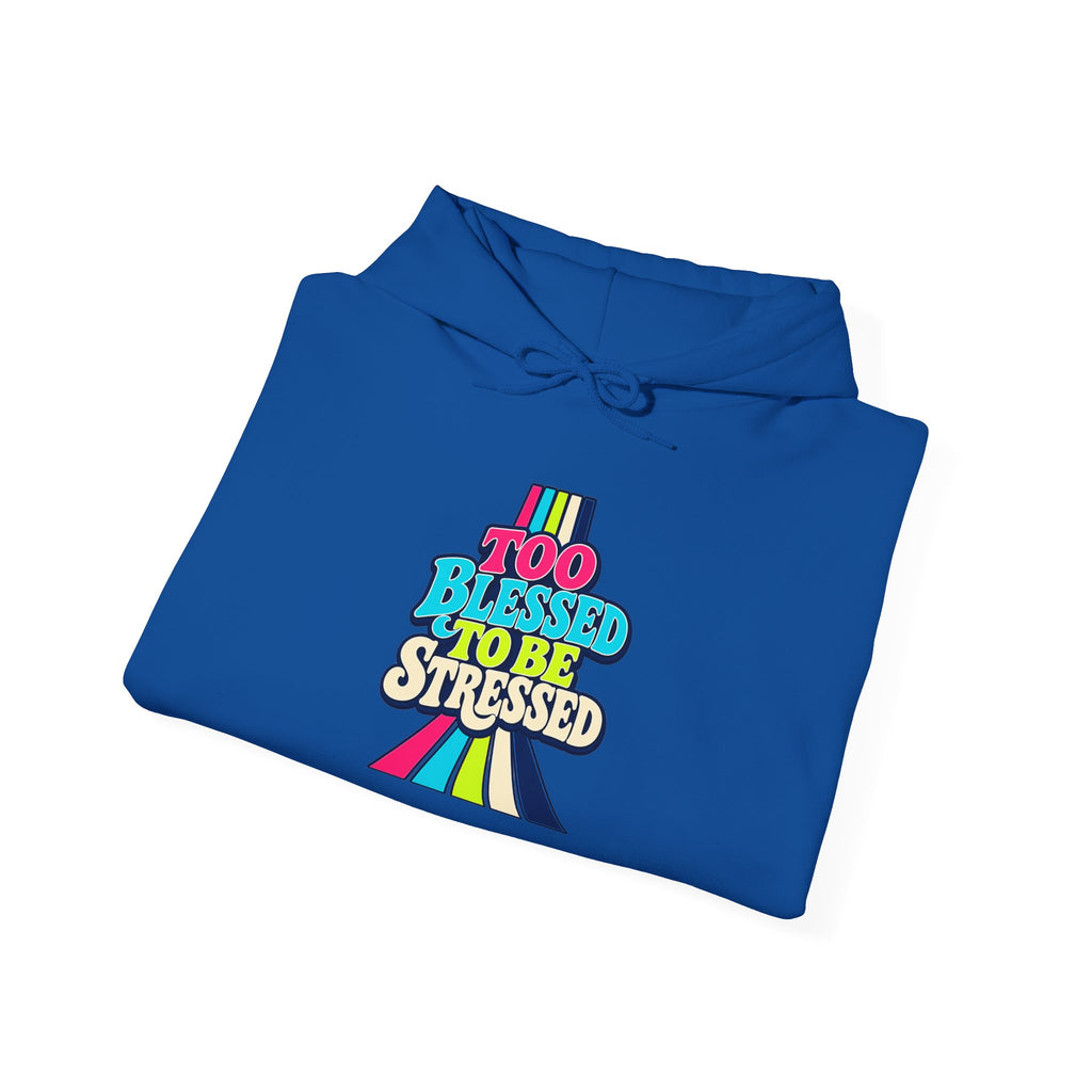 Hoodie Unisex "Too Blessed To Be Stressed"