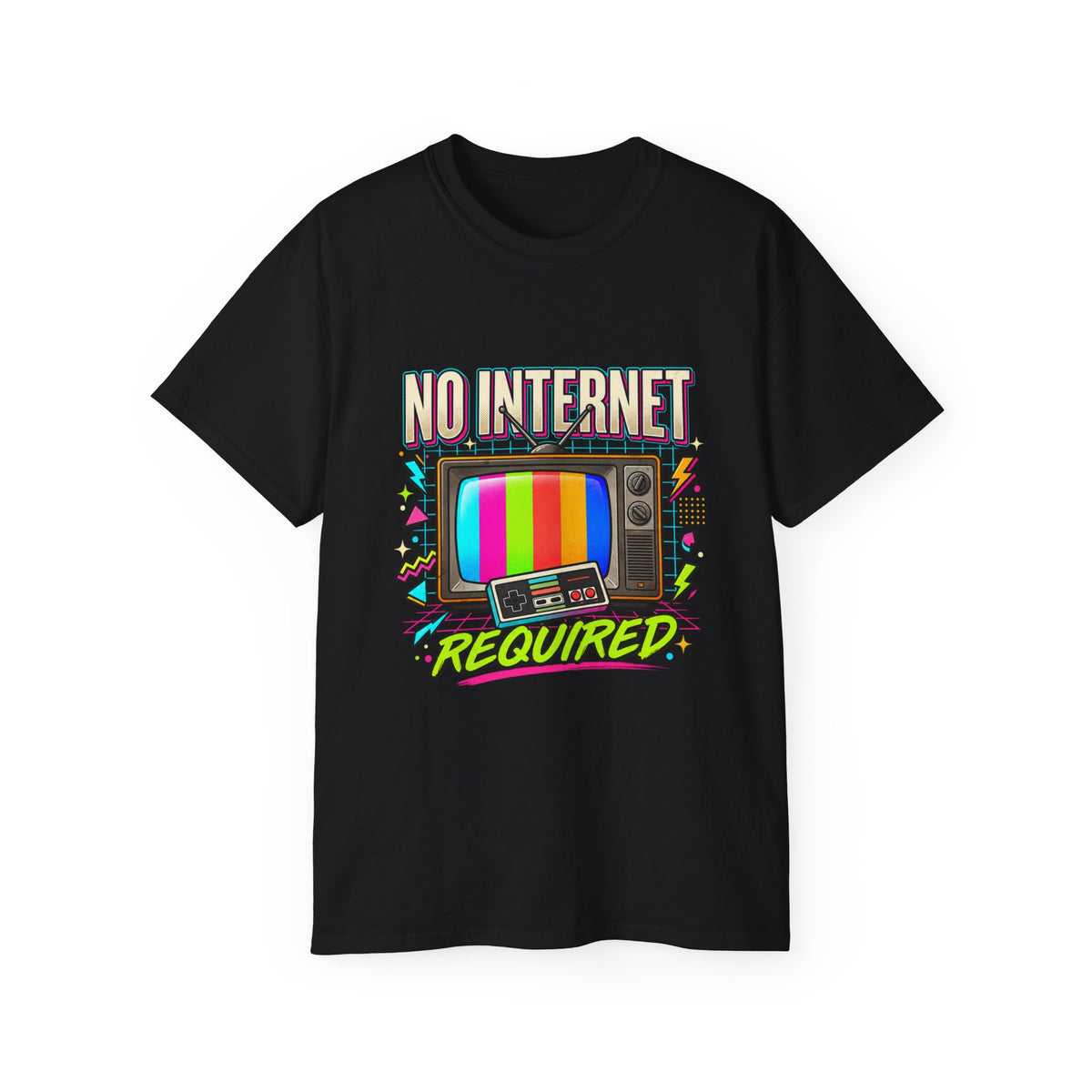 T-shirt "No Internet Required"
