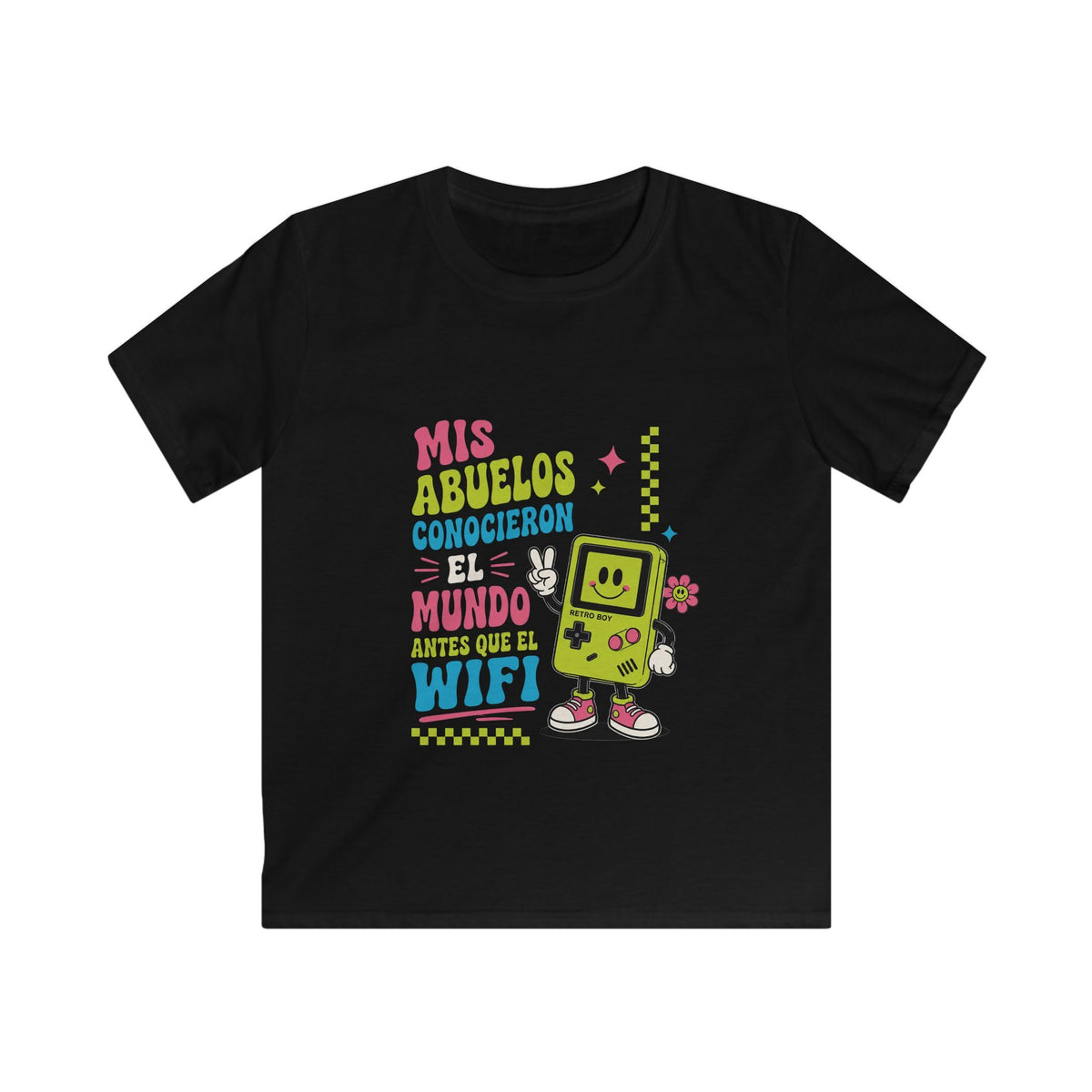 Kid T-Shirt "Mis Abuelos Conocieron el Mundo antes que el Wifi"