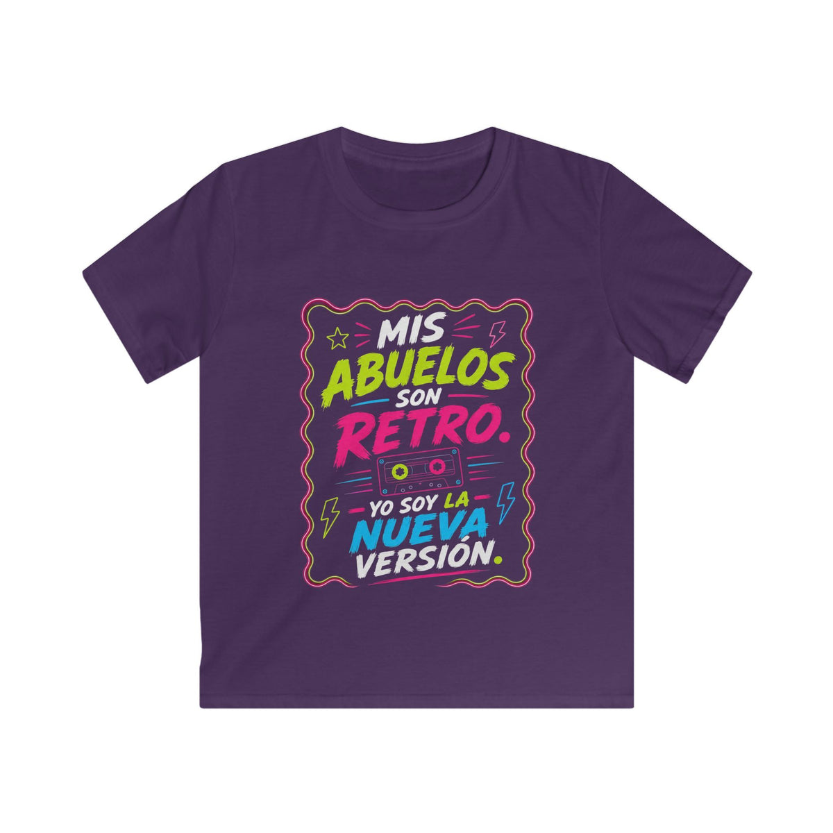 Kid T-Shirt "Mis Abuelos Son Retro, Yo Soy la Nueva Version"