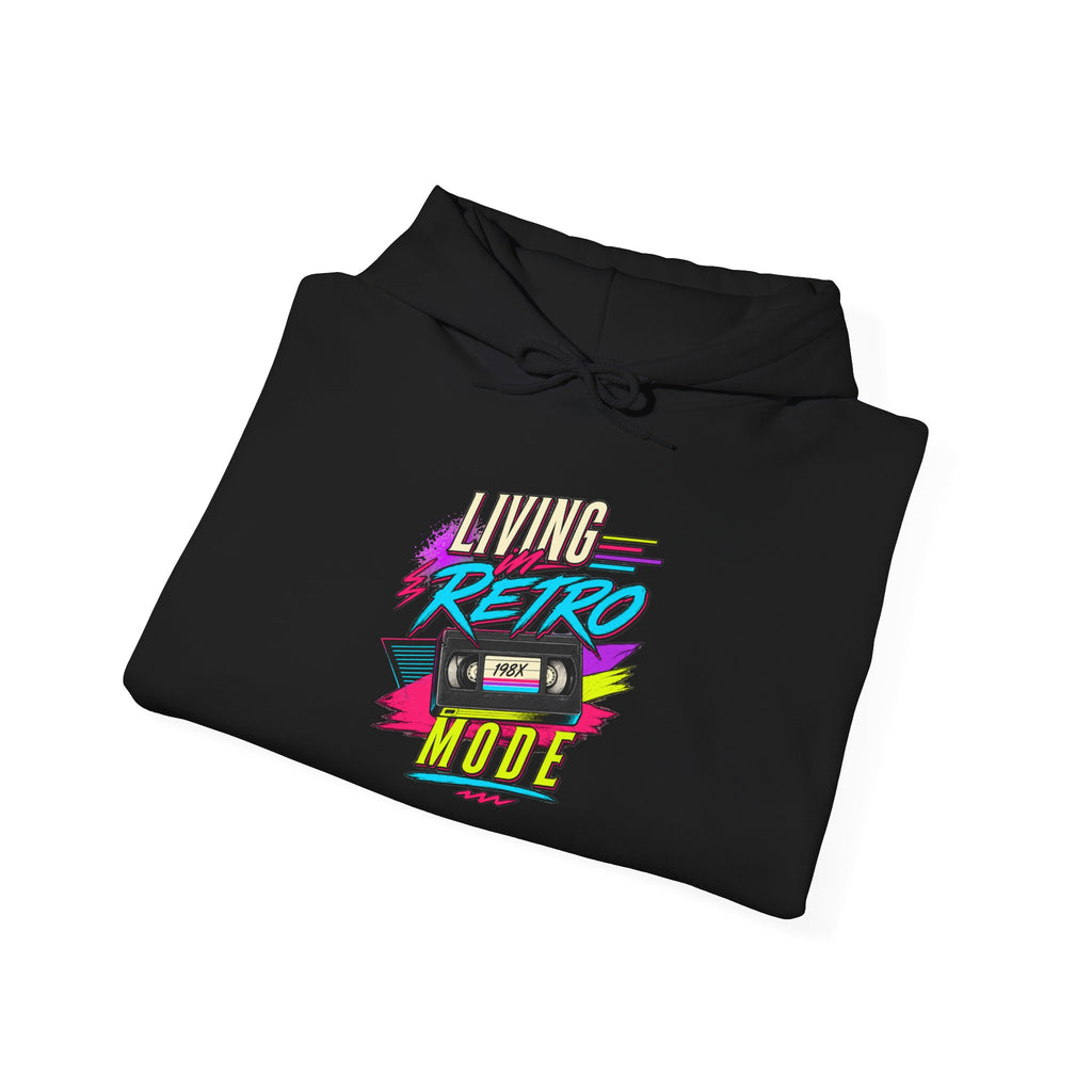 Hoodie Unisex "Living In Retro Mode"
