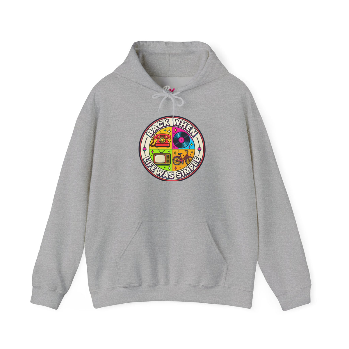 Hoodie Unisex "Back When Life Was Simple"