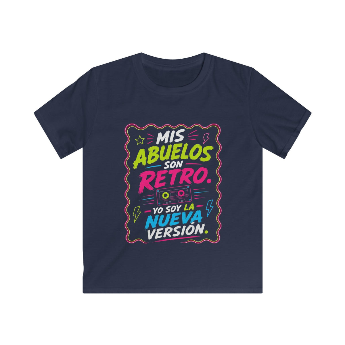 Kid T-Shirt "Mis Abuelos Son Retro, Yo Soy la Nueva Version"
