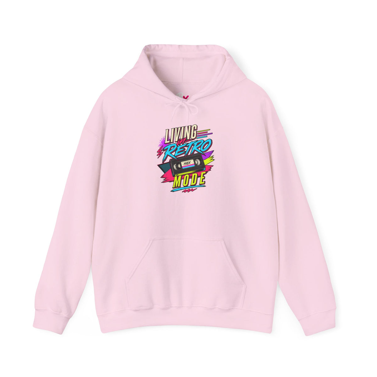 Hoodie Unisex "Living In Retro Mode"