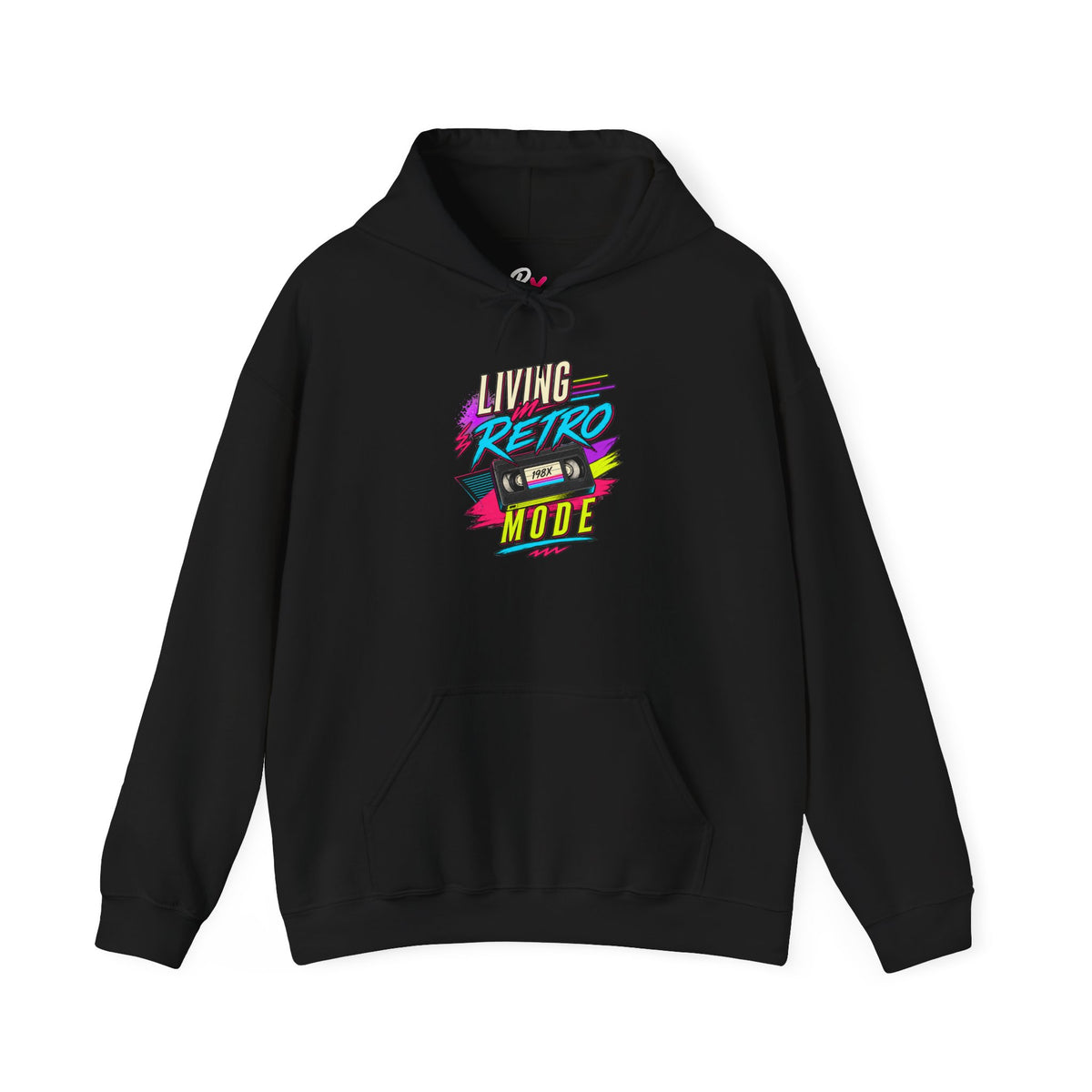 Hoodie Unisex "Living In Retro Mode"