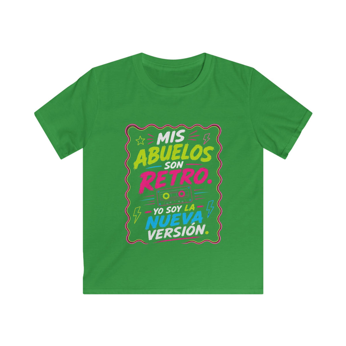 Kid T-Shirt "Mis Abuelos Son Retro, Yo Soy la Nueva Version"