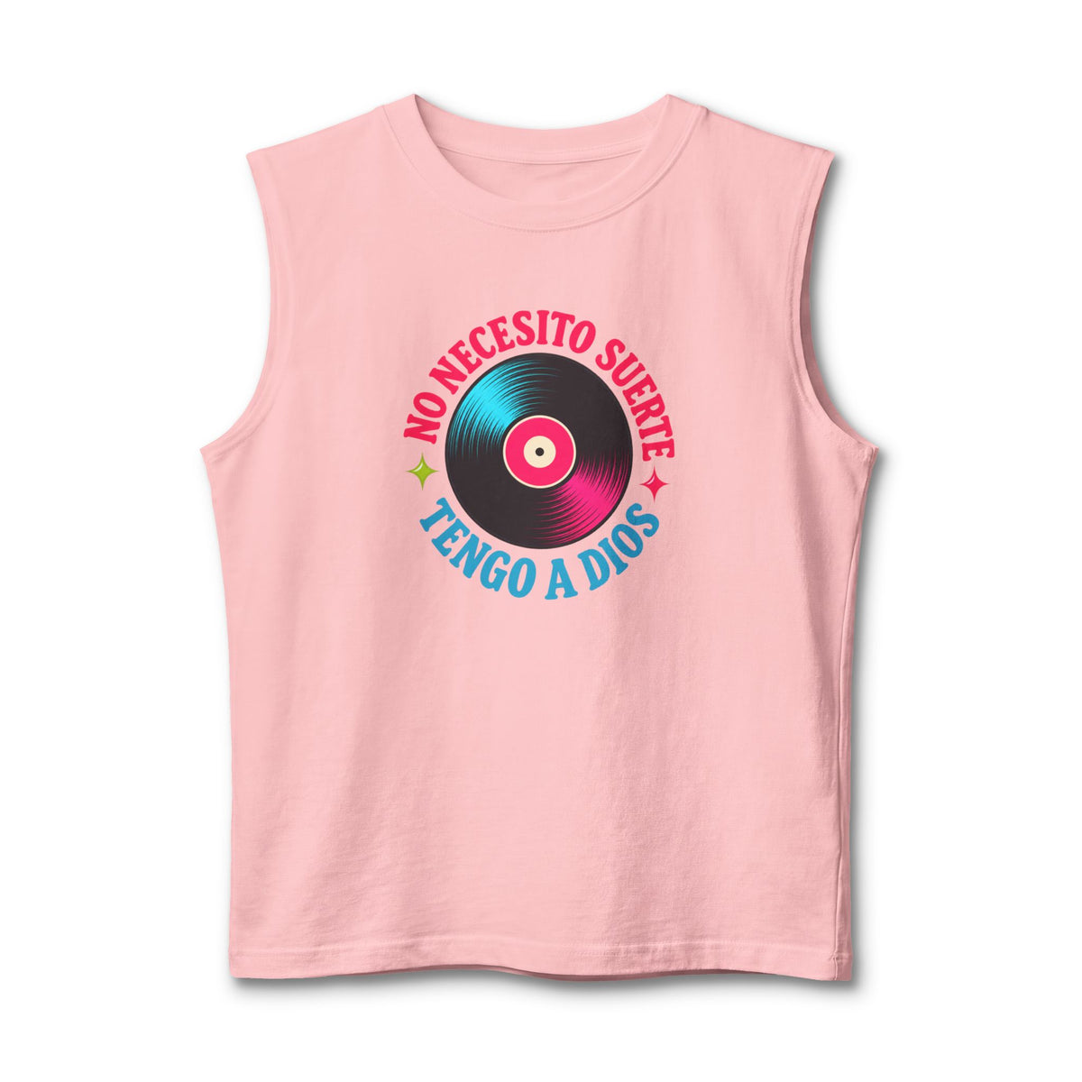 Tank Top "No Necesito Suerte Tengo a Dios"