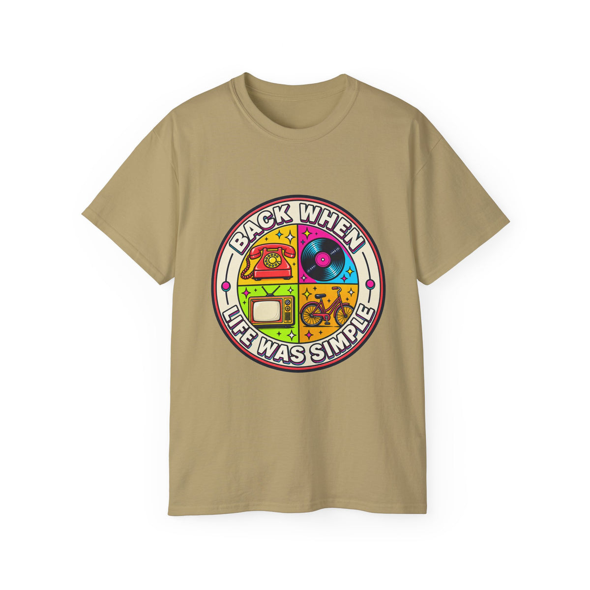 T-shirt "Back When Life Was Simple"