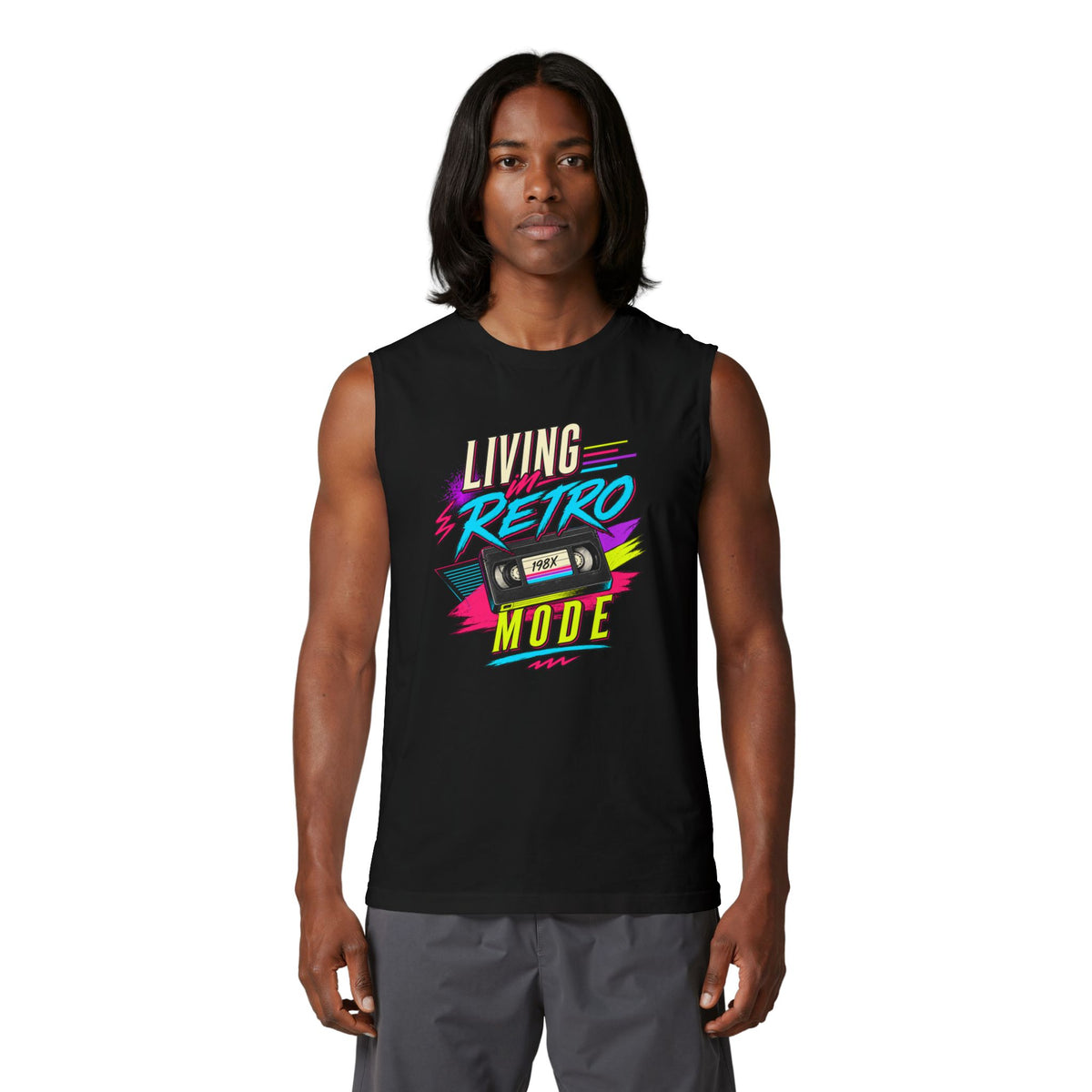 Tank Top "Livin In Retro Mode"