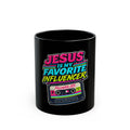 Black Mug "Jesus Is My Favorite Influencer"